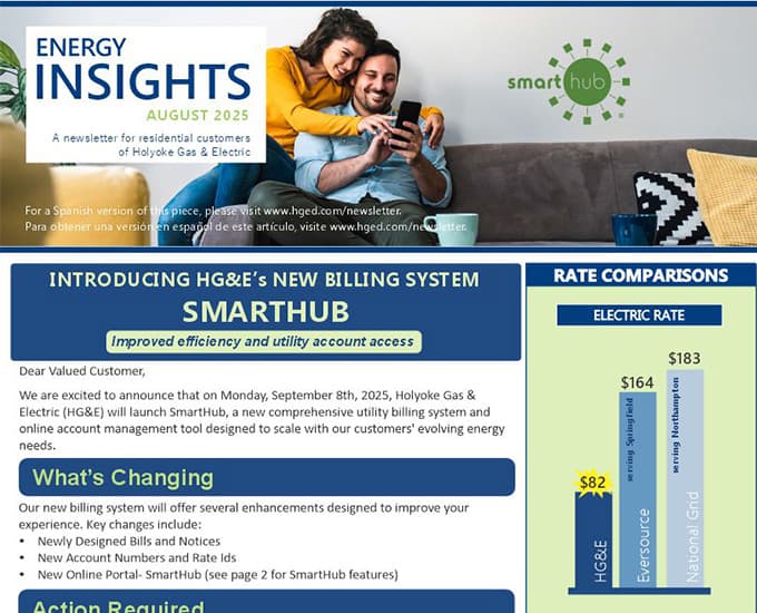 Image of HG&E's August News